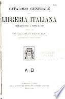 Catalogo generale della libreria italiana dall'anno 1847 a tutto il 1899