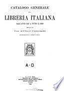 Catalogo generale della libreria italiana dall'anno 1847 tutto il 1899