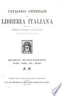 Catalogo generale della libreria italiana dall'anno 1931 a tutto il 1940