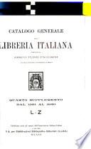 Catalogo generale della libreria italiana dall'anno 1931 a tutto il 1940