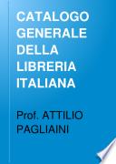 Catalogo Generale Della Libreria Italiana