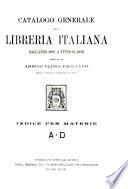 Catalogo generale della libreria italiana ...
