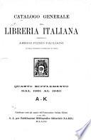 Catalogo generale della libreria italiana