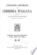 Catalogo generale della libreria italiana