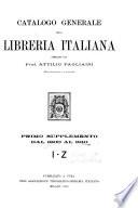Catalogo generale della libreria italiana