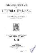 Catalogo generale della libreria italiana