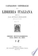 CATALOGO GENERALE LIBRERIA ITALIANA