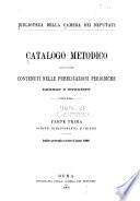 Catalogo metodico degli scritti contenuti nelle pubblicazioni periodiche italiane e straniere