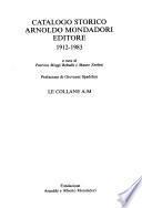 Catalogo storico Arnoldo Mondadori editore, 1912-1983: Le collane, A-M