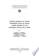 Catalogo Systematico Dei Libri