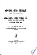 Catalogo ufficiale del concorso agrario regionale tenuto in Caserta nel 1879