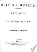 Catalogue of Printed Books