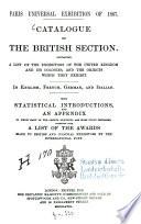 Catalogue of the British Section