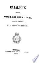 Catalogus librorum doctoris D. Joach