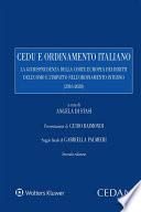 CEDU e ordinamento italiano