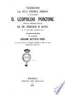 Celebrando la sua prima messa l'avvocato D. Leopoldo Ponzone nella chiesa delle rr. mm. Teresiane di Savoia il 4. giugno 1871. discorso del sacerdote Giovanni Battista Rossi
