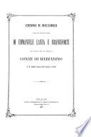 Cenni e ricordi sulla vita e preziosa morte di Emmanuele Lanza e Branciforti dei principi di Trabia, conte di Mazzarino