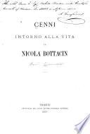 Cenni intorno alla vita di Nicola Bottacin