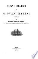 Cenni pratici pei giovani marini