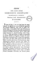 Cenni sopra alcune antiche iscrizioni cristiane recentemente scoperte nella gia reggenza d'Algeri [C. Cavedoni)