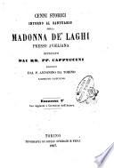 Cenni storici intorno al santuario della Madonna de' Laghi presso Avigliana officiato dai BR.PP. cappuccini