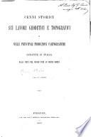 Cenni storici sui lavori geodetici e topografici e sulle principali produzioni cartografiche eseguite in Italia dalla metà del secolo XVIII ai nostri giorni