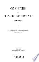 Cenni storici sui minori osservanti di Ragusa