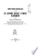 Cenni storico necrologici sui fratelli cav. Salvatore, Raffaele e Pasquale De Benedetto pel barone Carlo De Benedetto ..