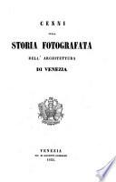 Cenni sulla storia fotografata dell'architettura di Venezia