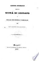 Cenno storico della città di Rossano e delle sue nobili famiglie del cav. Luca De Rosis