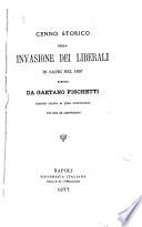 Cenno storico della invasione del liberali in Sapri nel 1857