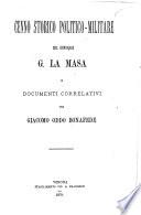 Cenno storico politico-militare sul generale G. La Masa e document: correlativi