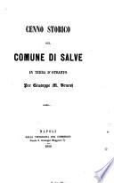 Cenno storico sul comune di Salve in Terra d'Otranto
