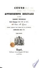 Cenno su gli avvenimenti militari, ovvero Saggi storici sulle campagne dal 1799 al 1814