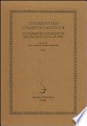 Censimento dei commenti danteschi