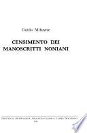 Censimento dei manoscritti noniani