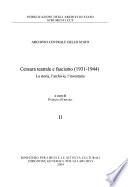 Censura teatrale e fascismo (1931-1944)