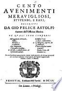 Cento Avenimenti Meravigliosi, Stvpendi, E Rari