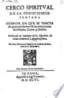 Cerco spiritual de la consciencia tentada, sermon (etc.)
