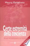 Certe estremità della coscienza. Scritti sul sentimento del limite