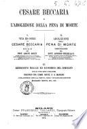 Cesare Beccaria e l'abolizione della pena di morte