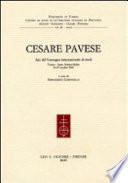 Cesare Pavese