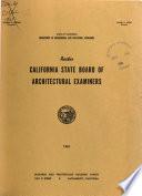Chapter 3, Division III, Business and Professions Code, Rules and Regulations, and Roster of Architects