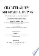 Chartularium Universitatis parisiensis