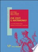 Che cos'è il matrimonio?