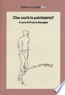 Che cos'è la psichiatria