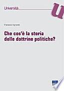 Che cos'è la storia delle dottrine politiche?