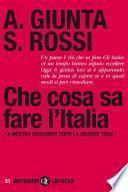 Che cosa sa fare l'Italia