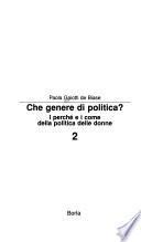 Che genere di politica?