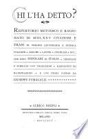 Chi l'ha detto? Repertorio metodico e ragionato di mdlxxv citazioni e frasi di origine letteraria e storica italiane, greche, latine, francesi ecc